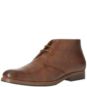 AMAZON ESSENTIALS MEN'S DESERT CHUKKA BOOT, CHESTNUT BROWN, 10